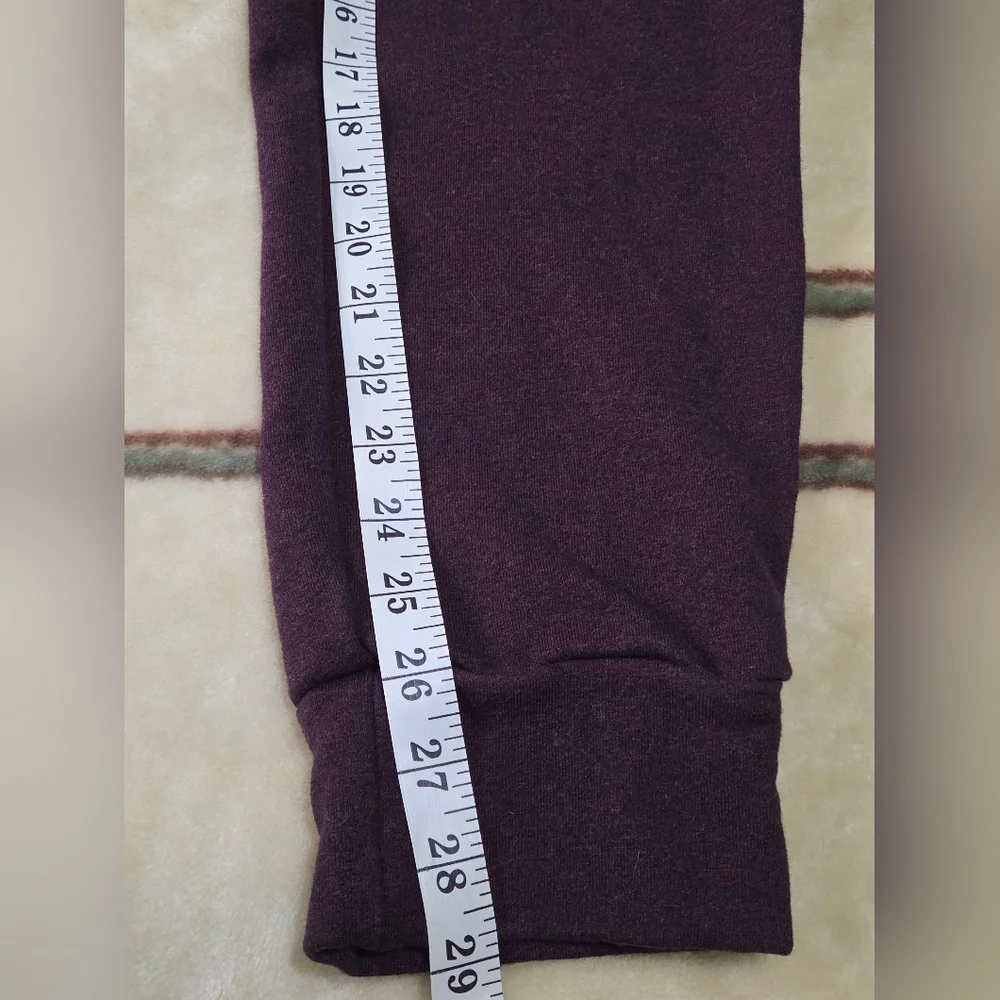 American Eagle Fleece Dark Plum Jogger Pants Mens  Active Loungewear Sz Large